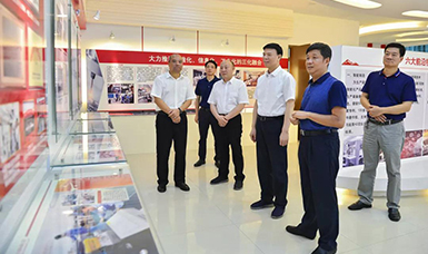 福建省人大常委會黨組書記、副主任張廣敏蒞臨虹潤公司調(diào)研指導(dǎo)
