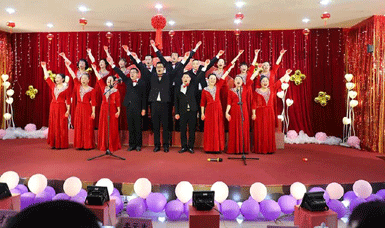 “風(fēng)雨二十五，虹潤新征程”虹潤2020年迎春晚會隆重舉行